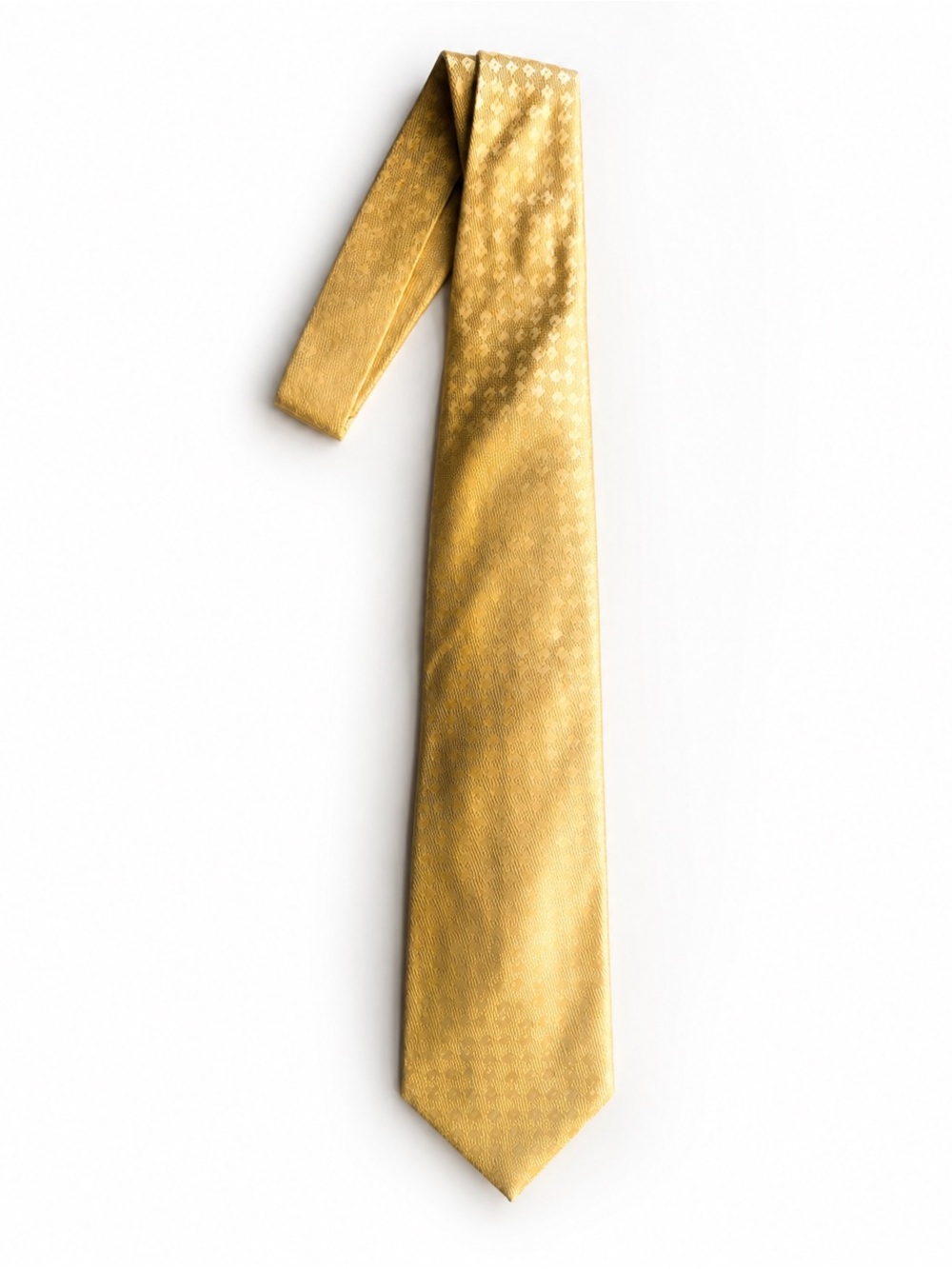 Arturo Calle Gold Silk Tie – Made in Italy | Brand New | European Collection